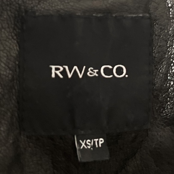 𝅺RW&CO. Vegan Leather Moto Jacket - Picture 9 of 12